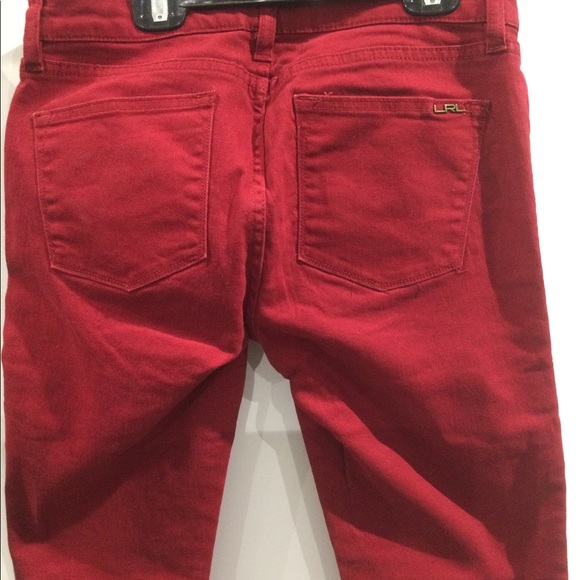 LRL LAUREN JEANS CO. RALPH LAUREN PETITE SIZE 4P STRAIGHT LEG MID RISE - Picture 4 of 4